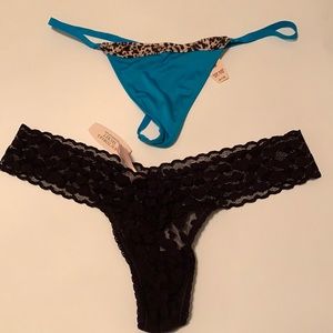 NWT thong pantys x2